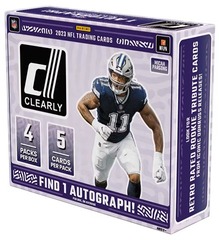 2023 Panini Clearly Donruss NFL Football Hobby Box